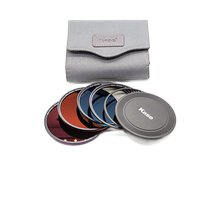 (Official) Kase Color Sky Eye Magnetic Filter Set Colorful MCUV Mirror CPL Polarizer ND Light Reduction Filter Medium Gray R-GND Gradient Filter Black Soft Portrait Video Scenery