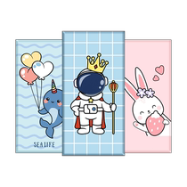 Cartoon self-adhesive wall stickers anti-collision tatami soft wall surround bedside toddler bed wall decoration 3D three-dimensional wall stickers