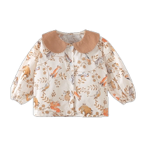 Youqi baby girl autumn clothing one-piece top girls T-shirt long sleeve spring and autumn baby autumn clothing early autumn wear outing clothing