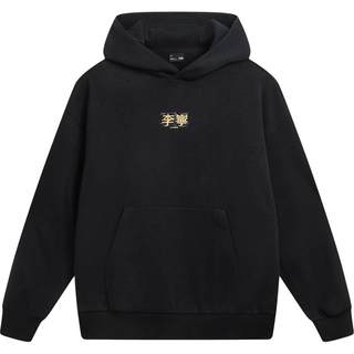 李宁卫衣男女秋冬官方长袖加绒复古连帽美式上衣情侣装帽衫运动服