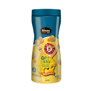 【天猫U先】禾泱泱烤芝士三角泡芙 宝宝泡芙儿童零食无添加白砂糖