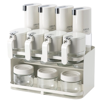 Modern housewife seasoning combination set oil pot kitchen household seasoning storage box light luxury seasoning bottle jar storage rack