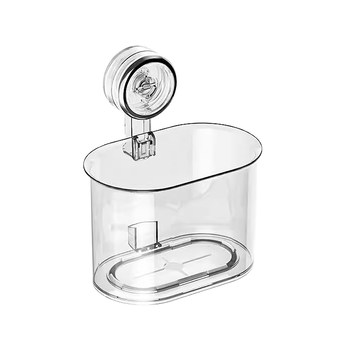 Knob suction cup multi-function storage box household storage utensils wall-mounted bathroom and kitchen storage rack