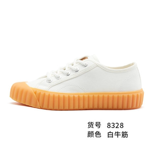 飞跃官方正品店官网2025春季新款透气休闲运动饼干奥利奥帆布女鞋