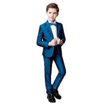 Luo Meng childrens suit flower girl little boy piano performance dress handsome British boys suit for older children