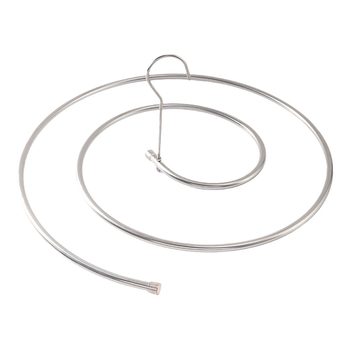 Duvet drying artifact spiral stainless steel clothes rack