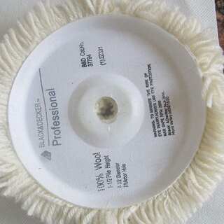 Polishing disc 7-inch wool wheel polishing edge-sealing wool ball single-sided 180mm abrasive abrasive surface polishing disc