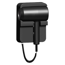 Five-star hotel hair dryer B&B bathroom wall-mounted household constant temperature quick-drying hair dryer without punching