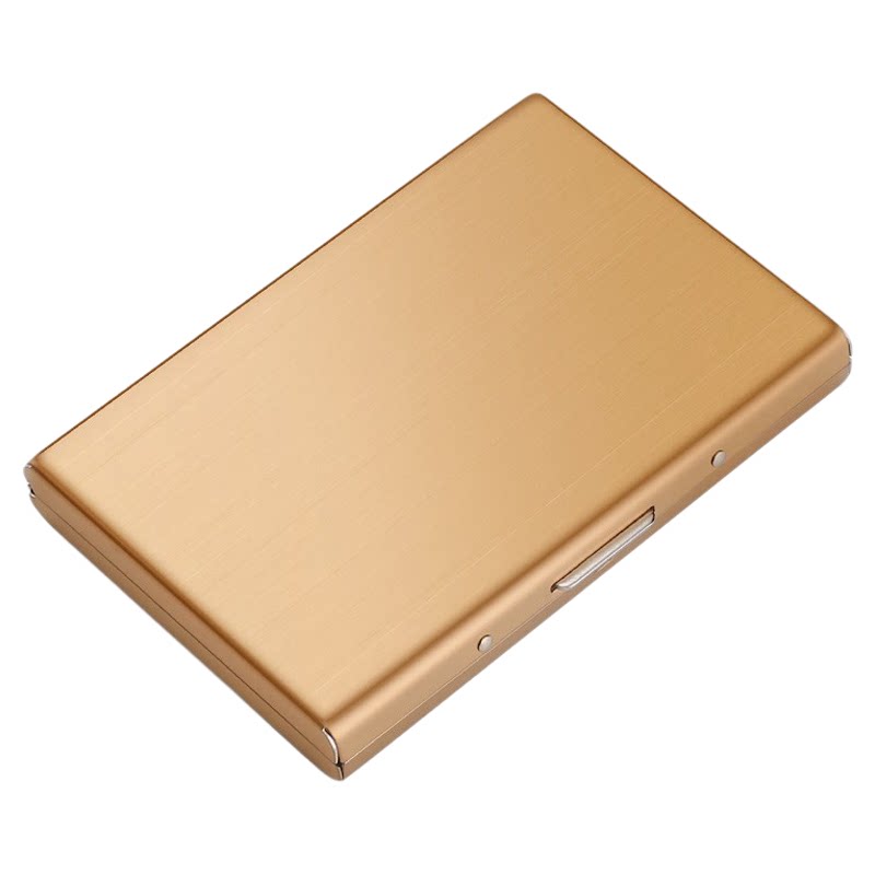 Stainless steel metal card holder high-end anti-degaussing and anti-theft brush