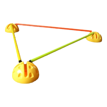 Football training equipment snake-shaped ring running sign pole obstacle marker childrens multi-functional training combination equipment
