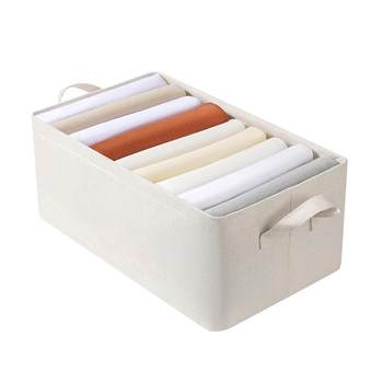 Liuchuangdao handheld tianshan cotton linen storage box