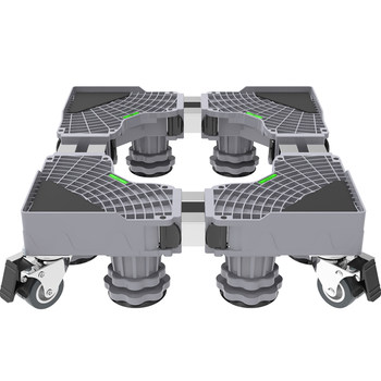 Drum washing machine base frame removable universal wheel storage rack universalตู้เย็น bracket sub-bracket shock-proof foot pads