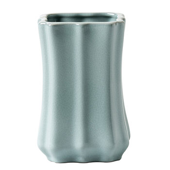 High-end ru kiln small vase small flower utensil flower utensil