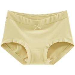 Hengyuanxiang underwear women's cotton antibacterial girls' shorts mid-waist briefs spring and summer thin cotton