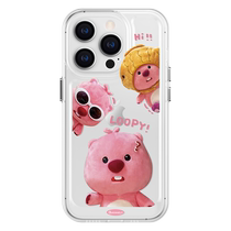 Apply Apple 15promax telephone shell 13 new 14 little beaver ruby ratio x acrylique 11 anti-fall 12 cute iPhone13pro transparent protecteur sleeve 14pro tout