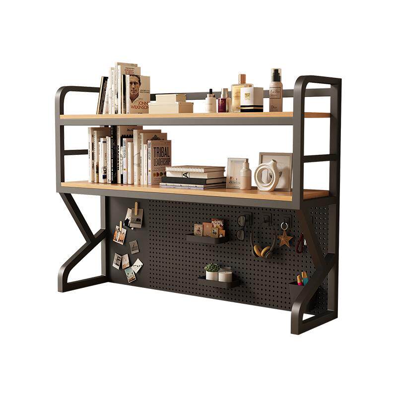 Sanmeng solid wood simple home study table small shelf