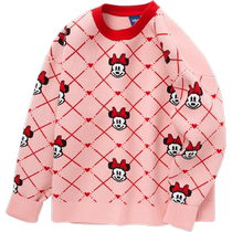Balabala childrens clothing girls knitted sweaters childrens sweet sweaters medium and large childrens warm bottoming shirts trendy