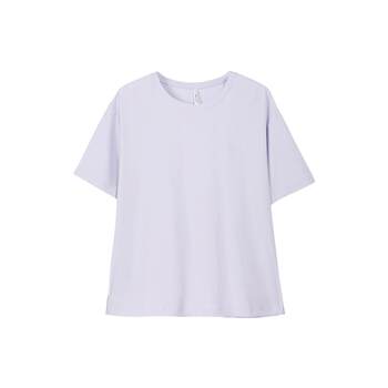 Anzhiban great coolness pajamas women's summer single top 2026 new pure cotton short-sleeved summer cloths
