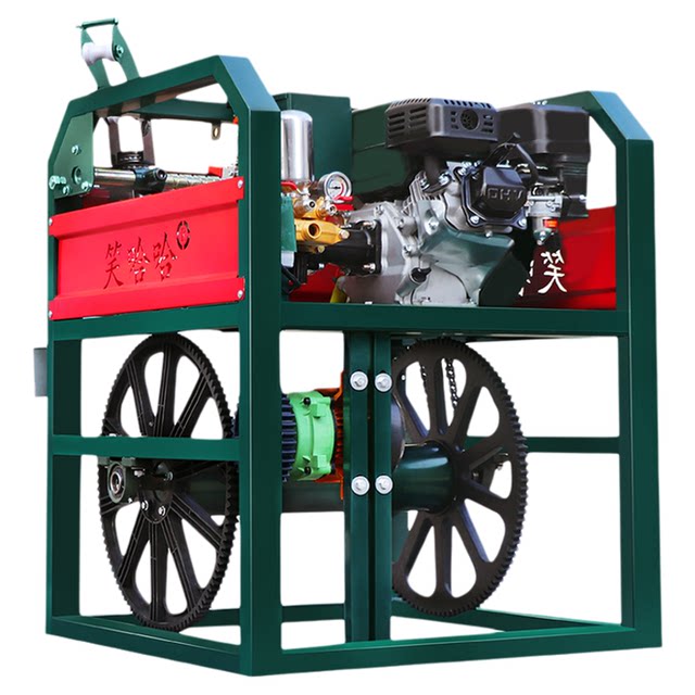 Gasoline integrated automatic tube spraying machine