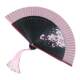 Silk Art Inkjet Cherry Blossom Ancient Style Folding Fan Can Be Customized