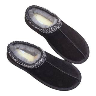 王一博同款羊皮毛一体雪地靴一脚蹬懒人棉鞋秋冬外穿男女羊毛拖鞋