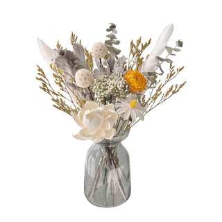 Light luxury high-end dried flower bouquet with real flowers and natural flowers