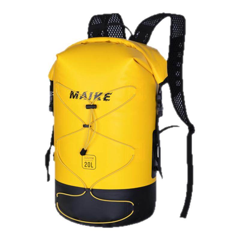Waterproof swimming stream rafting dry and wet separation storage bag