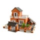 Christmas children's diy handmade cabin wall building toys