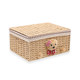 Braided fabric underwear cosmetic storage box with cover
