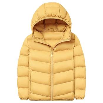 Ducky children's light warm hooded down jacket, same style for men and women