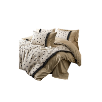 Field Garden Pure Cotton Quilt Cover Single Piece Cotton Dormitory Bed Linen Quilt Cover 150x200x230 Four Pieces All Season Universal