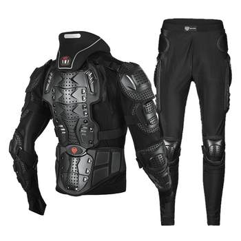 Motorcycle anti-fall armor suit for off-road riders