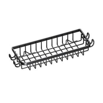 Multifunctional sink rag rack