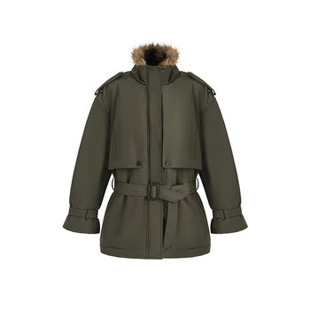 Ageofascent fur collar overcoat Ageofascent fur collar overcoat