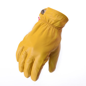 Amz retro motorcycle motorcycle sheepskin gloves for men and women