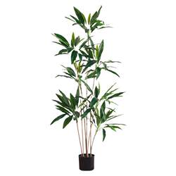 Simulated Green Plant Potted Plant Velvet High-End Light Luxury Nordic Style Plant Bonsai Indoor Living Room Floor-Standing Decorative Ornaments