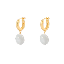 (Self-operated) VITARING aquamarine earrings for women niche design irregular earrings light luxury simple earrings for women