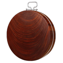 Authentic iron wood chopping board kitchen round cutting board antibacterial and mildew proof household solid wood vegetable chopping board chopping board knife board 1366