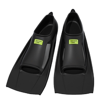 WaterTime Swimming Fins Mens and Womens Freestyle Professional Training Short Fins Silicone Equipment for Adults and Children