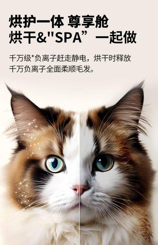 ПЭТ сушильный элемент 宠物烘干箱烘干机猫咪吹水机吹风机家用小型洗澡自动洗猫狗机神器