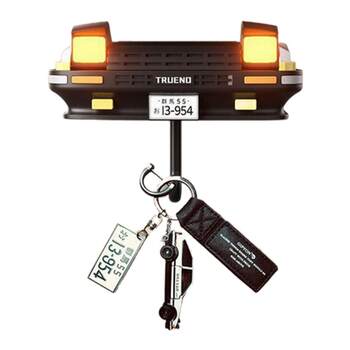Ae86 car decoration key rack creative car opening headlight key buckle car hook head text d