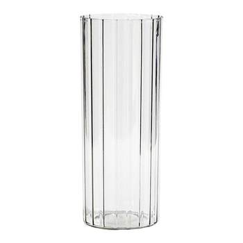 Plastic vase acrylic cylinder transparent round barrel