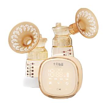 October crystal electric bilateral dual core silent breast pump