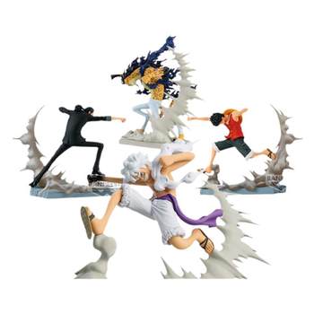 One piece of glasses factory battle light jumping luffy 5-speed figures five-speed luffy luffy luffy nika