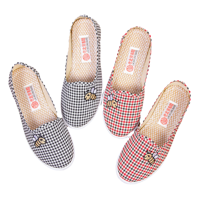 老北京布鞋女中老年人春款软底帆布鞋妈妈鞋平底鞋休闲夏季不累脚