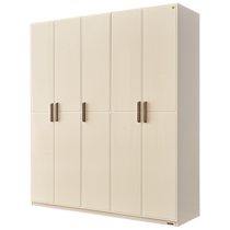 Quanyou Home Simple Modern Storage Wardrobe Home Bedroom Economical Four-Door Five-Door Wardrobe 122702