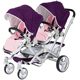 Kidskoalas twin stroller can sit and lie down