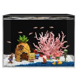 Pineapple house fish tank landscaping full package cartoon dolls to avoid house SpongeBob small house decorative setting