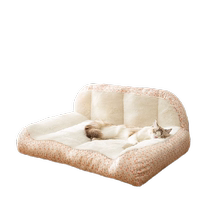 Cat nest cat bed sofa style fresh floral autumn and winter warm large medium and small large space lying dog bed pet sleeping