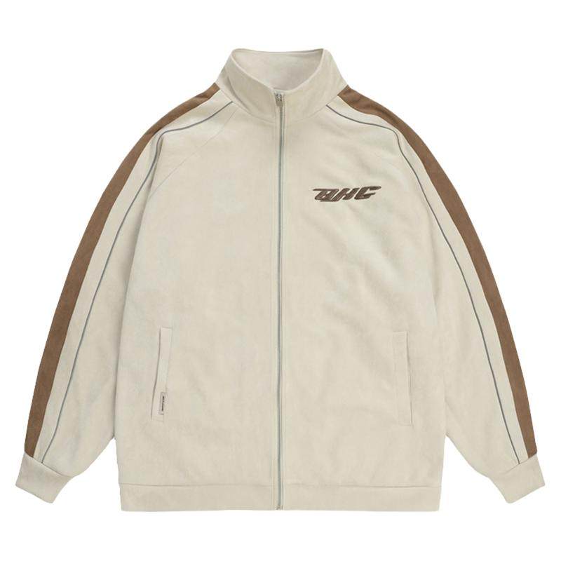 BJHG American jacket men's baseball uniform environmentally friendly suede